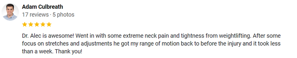 Chiropractic Kirkwood MO Testimonial