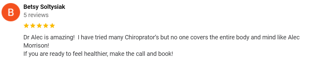 Chiropractic Kirkwood MO Testimonial