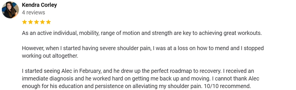 Chiropractic Kirkwood MO Testimonial